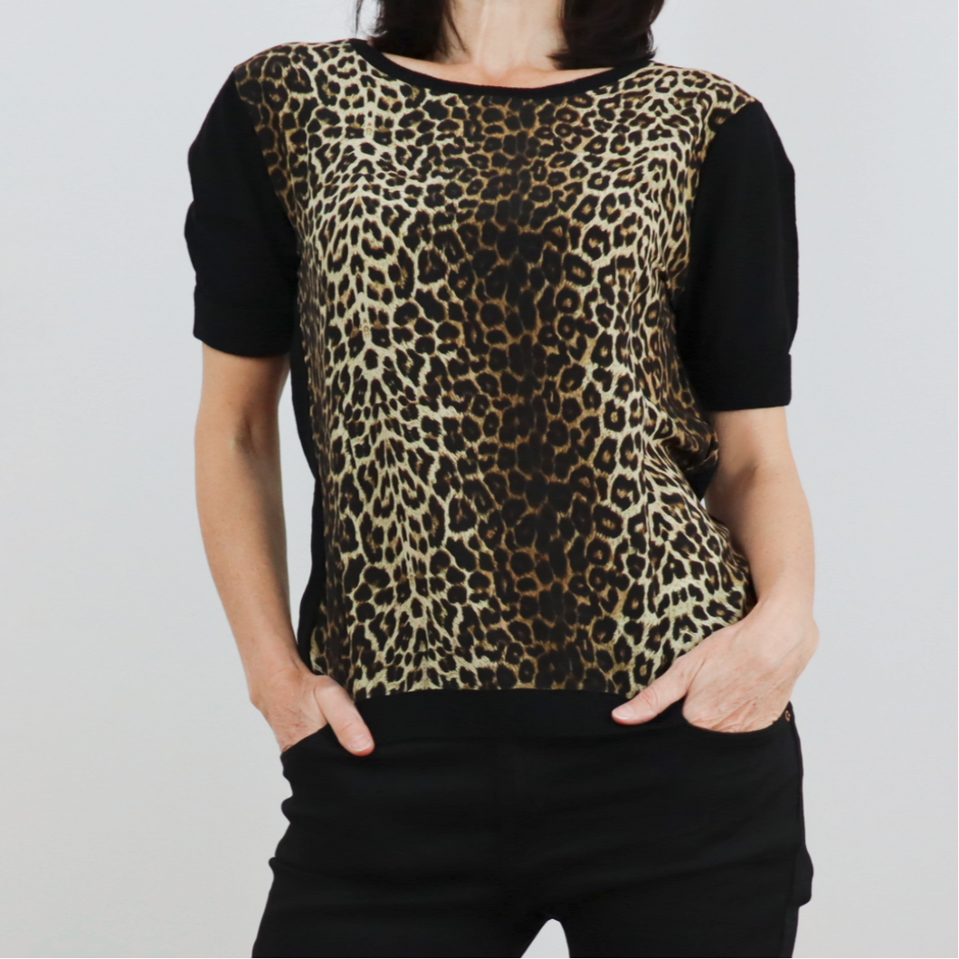 Camiseta de manga corta estampado Animal Print talla M de Stella Forest