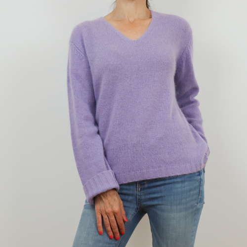 Jersey de pico básico color lila talla S/M de Apriori