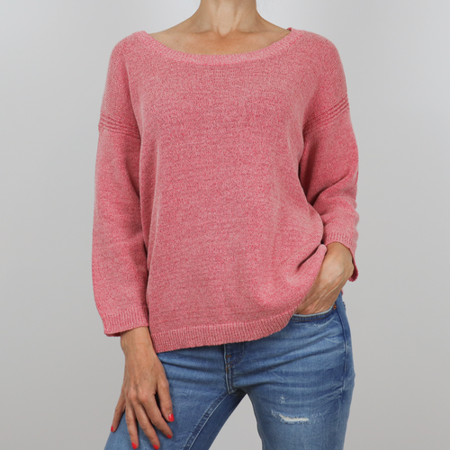 Jersey básico color rosa talla M de Bimba y Lola