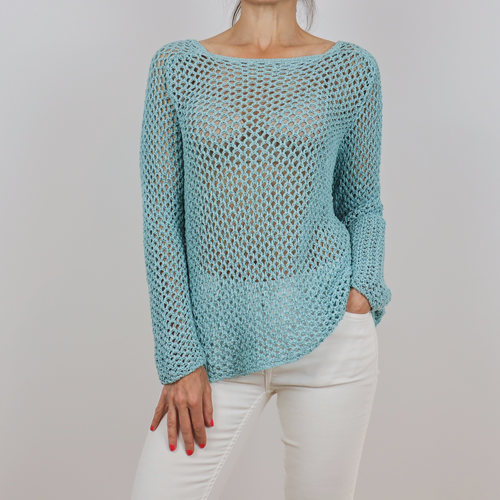 Jersey de rejilla color turquesa talla S/M de D.Exterior